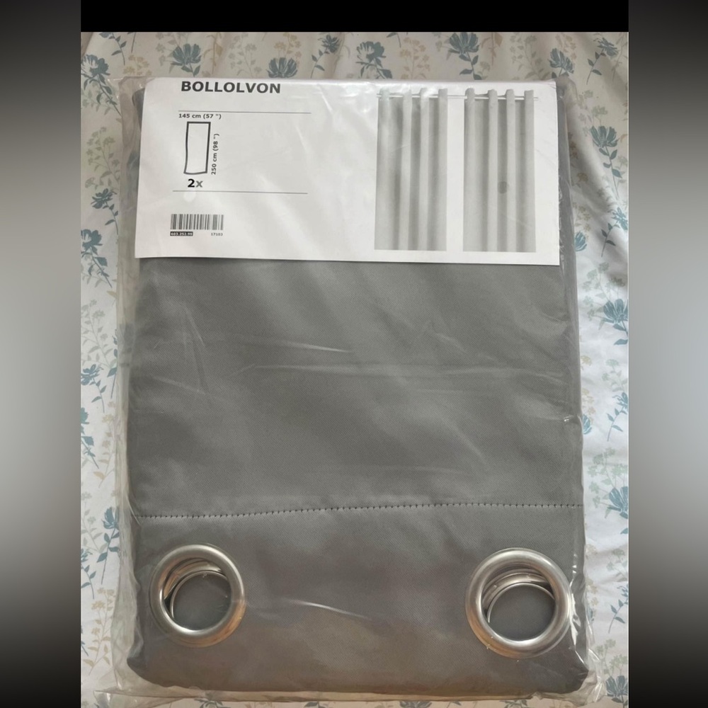 FOR CHERYL !!! Bollovon Gray Curtain Set